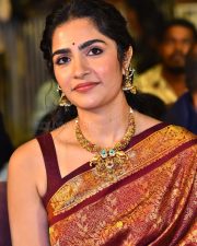 Heroine Rukmini Vasanth at Kantara Chapter 1 Pre Release Event Photos 23