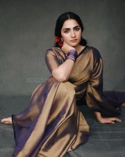 Kantara Chapter 1 Actress Rukmini Vasanth in a Rich Gold and Purple Silk Saree Pictures 05 Kantara Chapter 1 Actress Rukmini Vasanth in a Rich Gold and Purple Silk Saree Pictures 05