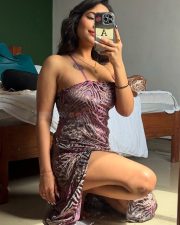 Sexy Aanchal Munjal in a Lace Thigh Slit Sleeveless Dress Photos 01 Sexy Aanchal Munjal in a Lace Thigh Slit Sleeveless Dress Photos 01