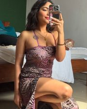 Sexy Aanchal Munjal in a Lace Thigh Slit Sleeveless Dress Photos 03 Sexy Aanchal Munjal in a Lace Thigh Slit Sleeveless Dress Photos 03