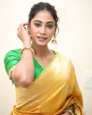 Actress Anukreethy Vas at Tiger Nageswara Rao Pre Release Event Stills 03