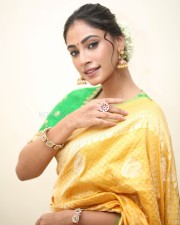 Actress Anukreethy Vas at Tiger Nageswara Rao Pre Release Event Stills 05