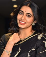 Actress Maanasa Choudhary at Aaryan Movie Pre Release Event Pictures 14