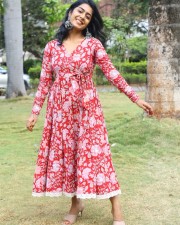 Actress Meghalekha Kacharla at Roti Kapada Romance Movie Press Meet Photos 10