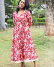 Actress Meghalekha Kacharla at Roti Kapada Romance Movie Press Meet Photos 11