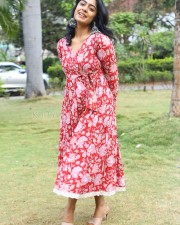 Actress Meghalekha Kacharla at Roti Kapada Romance Movie Press Meet Photos 12
