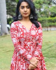 Actress Meghalekha Kacharla at Roti Kapada Romance Movie Press Meet Photos 24