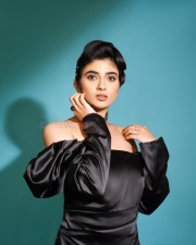 Actress Pragya Nagra in a Black Satin Dress Pictures 03 Actress Pragya Nagra in a Black Satin Dress Pictures 03