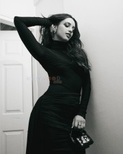 Animal Heroine Tripti Dimri in a Black Bodycon Maxi Dress Photos 06 Animal Heroine Tripti Dimri in a Black Bodycon Maxi Dress Photos 06