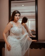 Baby and Baby Actress Pragya Nagra in a White Sheer Saree with Matching White Sleeveless Blouse Pictures 07 Baby and Baby Actress Pragya Nagra in a White Sheer Saree with Matching White Sleeveless Blouse Pictures 07