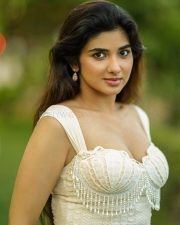 Beautiful Pragya Nagra in a White Lace Dress Pictures 01