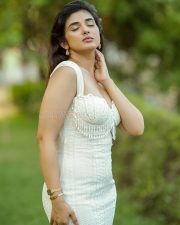 Beautiful Pragya Nagra in a White Lace Dress Pictures 04