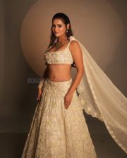 Beautiful Prakriti Pavani in an Ivory Lehenga Photos 01