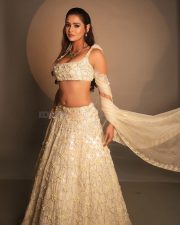 Beautiful Prakriti Pavani in an Ivory Lehenga Photos 02