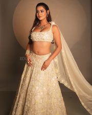 Beautiful Prakriti Pavani in an Ivory Lehenga Photos 06