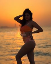 Breathtaking Actress Prakriti Pavani in a Orange Monokini Photos 03 Breathtaking Actress Prakriti Pavani in a Orange Monokini Photos 03