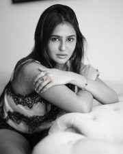 Chic and Sexy Prakriti Pavani in a Black and White Camisole Top with Shorts Stills 02