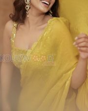 Dazzling Actress Pragya Nagra in a Yellow Embellished Saree Photos 03 Dazzling Actress Pragya Nagra in a Yellow Embellished Saree Photos 03