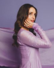 Dhadak 2 Actress Triptii Dimri in a Lavender Lilac Anarkali with a Deep Cleavage and Voluminuous Flared Skirt Photos 02