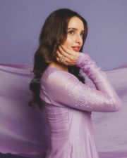 Dhadak 2 Actress Triptii Dimri in a Lavender Lilac Anarkali with a Deep Cleavage and Voluminuous Flared Skirt Photos 02