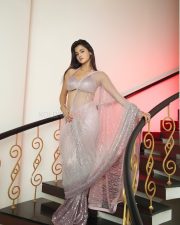 Elegant Actress Prakriti Pavani in a pink sequined skirt and bikini top Photos 04