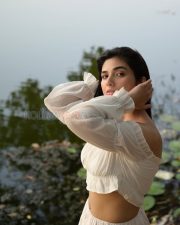Enchanting Actress Pragya Nagra in a White Off Shoulder Ruffled Blouse Photos 03 Enchanting Actress Pragya Nagra in a White Off Shoulder Ruffled Blouse Photos 03