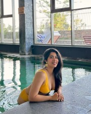 Erotic Nikita Sharma in a Mustard Two Piece Bikini Swimsuit Photos 03 Erotic Nikita Sharma in a Mustard Two Piece Bikini Swimsuit Photos 03