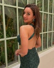 Glamorous Tripti Dimri in a Midnight Green Sequin Gown with Side Cutouts Photos 04 Glamorous Tripti Dimri in a Midnight Green Sequin Gown with Side Cutouts Photos 04