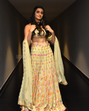 Heroine Maanasa Choudhary at Gaayapadda Simham Trailer Launch Pictures 23
