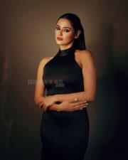 How Does it Feel Actress Prakriti Pavani in a Black Halter Neck Bodycon Maxi Dress Stills 04 How Does it Feel Actress Prakriti Pavani in a Black Halter Neck Bodycon Maxi Dress Stills 04