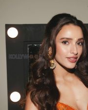 Ma Behen Heroine Triptii Dimri in a Burnt Orange Anarkali with a Sleeveless Deep Cleavage Bodice and Straight Fit Pants Pictures 02 Ma Behen Heroine Triptii Dimri in a Burnt Orange Anarkali with a Sleeveless Deep Cleavage Bodice and Straight Fit Pants Pictures 02