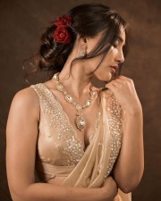 Naagin 3 Actress Surbhi Jyoti Sexy Saree Pictures 03