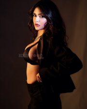Provocative Prakriti Pavani in a Black Single Breasted Blazer with a Plunge Bralette and Trousers Photos 08 Provocative Prakriti Pavani in a Black Single Breasted Blazer with a Plunge Bralette and Trousers Photos 08