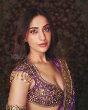 Regal Kusha Kapila Cleavage in a Purple Bandhani Saree Photos 02 Regal Kusha Kapila Cleavage in a Purple Bandhani Saree Photos 02