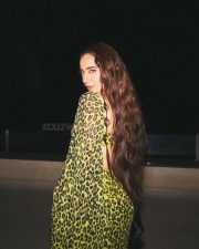 Sexy Kusha Kapila in a Leopard Printed Saree with a Sleeveless Cut Out Blouse Photos 09