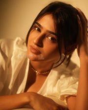 Sexy Prakriti Pavani in a Satin Night Dress Photos 01
