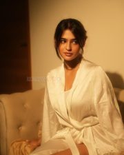 Sexy Prakriti Pavani in a Satin Night Dress Photos 02