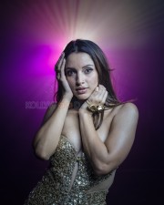 Sizzling Hot Tripti Dimri Showing Cleavage in a Silver Dress Pictures 01