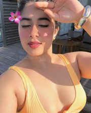 Sizzling Nikita Sharma in a Yellow Bikini Photos 02