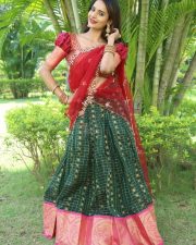 Actress Sreelu at Kotha Rangula Prapancham Movie Teaser Launch Pictures 03