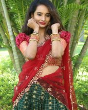 Actress Sreelu at Kotha Rangula Prapancham Movie Teaser Launch Pictures 09