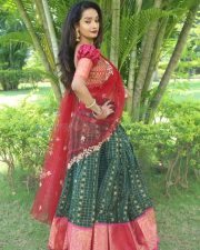 Actress Sreelu at Kotha Rangula Prapancham Movie Teaser Launch Pictures 19