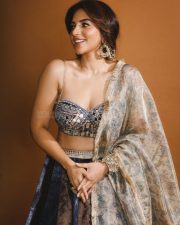 Bypass Road Actress Shama Sikandar in a Blue Embellished Corset Style Sleeveless Blouse with a Flowy Lehenga Skirt Pictures 03 Bypass Road Actress Shama Sikandar in a Blue Embellished Corset Style Sleeveless Blouse with a Flowy Lehenga Skirt Pictures 03