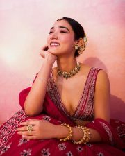 Glamorous Actress Medha Shankr in a Red Embroidered Lehenga Choli Photos 01 Glamorous Actress Medha Shankr in a Red Embroidered Lehenga Choli Photos 01