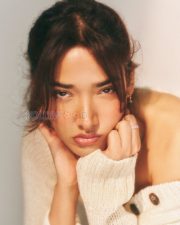 Winsome Actress Medha Shankr in a Cream Off Shoulder Knit Sweater Photos 06 Winsome Actress Medha Shankr in a Cream Off Shoulder Knit Sweater Photos 06