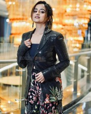 Actress Chaitra Vasudevan in a Sequin Blazer Set Photos 02