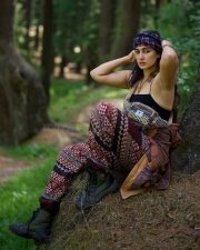 Bold Actress Megha Shukla Forest Photos 04