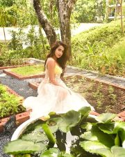 Enchanting Actress Roshni Walia in a Yellow Bustier And Sheer Tulle Skirt Photos 06