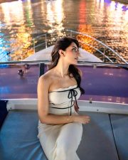 Lost Love Yesha Sagar in a Strapless Knotted Tube Midi Dress Photos 03