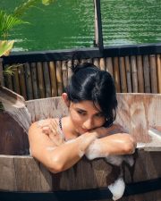 Provocative Kanika Mann in a Bathtub wearing a Blue Strapless Swimsuit Pictures 04 Provocative Kanika Mann in a Bathtub wearing a Blue Strapless Swimsuit Pictures 04